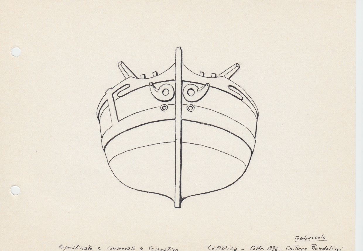 162 Cattolica - trabaccolo - costr. 1936 cantiere Rondolini